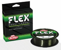 BERKLEY FLEX LO-VIS GREEN MONOFILAMENT FISHING LINE 300M SPOOL 0.18-0.50MM