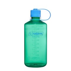 Nalgene Water Bottle 32 fl oz Narrow Mouth – Pastel Green, Recycled Plastic