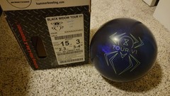 Hammer Black Widow Tour V1 Bowling Ball 1st Quality | 15 Pounds | 3-4″ Pin