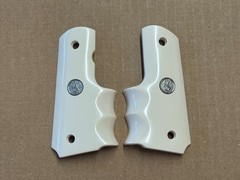 Altamont Bonded Ivory FG Grips w/ Silver Medallions for COLT 1911 GOV’T