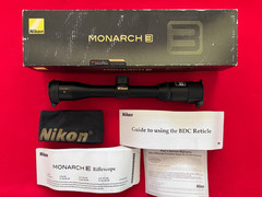 Vintage Nikon Monarch 2-8X32 New In Box BDC Reticle Matte Finish