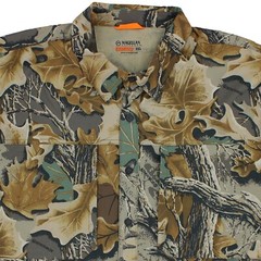 Magellan Hunt Gear Men’s Camo Shirt, Short Sleeve Rip-Stop Vented Wicking