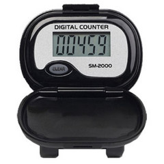PedUSA SM-2000 Step Pedometer – LCD Display | Walking | Steps Only | Cover