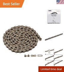 Efficient Single-Speed Bicycle Chain 1/2 × 1/8 Inch – Easy to Clean & Install