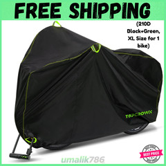 Bike Cover Waterproof Outdoor Storage for 1/2/3 Bikes, Bicycle Cover Rain Sun UV