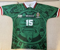 Mexico National Futbol Team 1998 Retro Green Soccer Jersey S-4X FAST SHIPPING!!