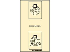 National Target International Bench Rest Shooters Target IBS 100 YD Bench Rest
