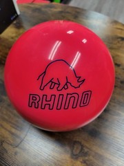 Vintage Rhino Bowling Ball Hot Pink Glossy *Undrilled* 16lbs