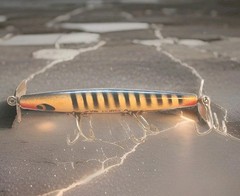 Free Shipping! Vintage EX Wood Smithwick Devils Horse Fishing Lure (Lot# 489)