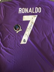 Cristiano Ronaldo Signed Real Madrid Cardiff Final 2017 Jersey With COA