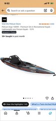 Pelican Argo 100XR – Premium Sit-In Recreational Kayak – Lightweight One Person