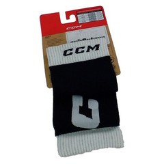 CCM Hockey Liner Skate Knee Sock OSFM – Black/White, Black/Black, Black/Red