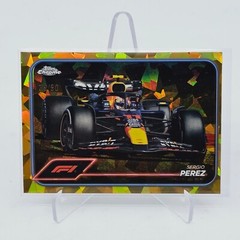 SERGIO PEREZ 2024 Topps Chrome Formula 1 F1 Cars Gold /50 🔥