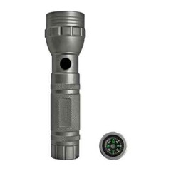NEBO 5050 Super CSI Flashlight With Compass, Gray, Shines Green and White