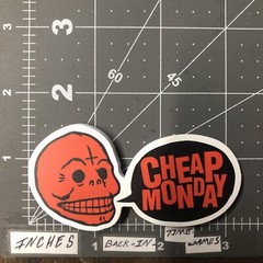 Cheap Monday Decal Sticker Skateboard Laptop Guitar Toolbox B4L