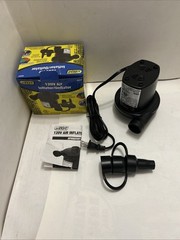 Electric Air Pump 120V (AC) Inflator&Deflator W 3 Adapter Nozzles Airtight 60397