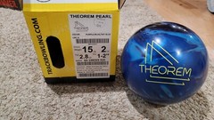 Track Theorem Pearl Bowling Ball 1st Quality | 15 Pounds | 1-2″ Pin | 2.8oz TW