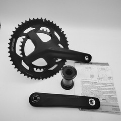 FSA Full Speed Ahead Omega Crankset- 165mm, 11-Speed, 50/34t, 120/90 BCD With BB
