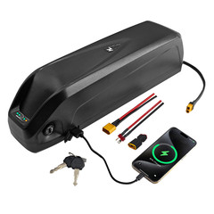 48V 20Ah Battery with 30A BMS, 5-Pin Base Connector for 100-1000W Motors