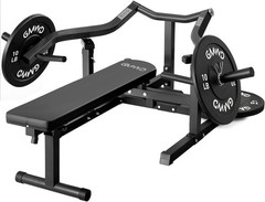 Chest Press Machine Adjustable Flat Incline Bench Independent Arms GMWD Workouts