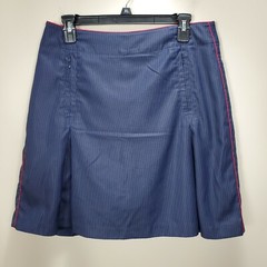 Nike Golf Nike Fit Dry 8 Skort Navy Gray stripe Skirt tennis sports back zip