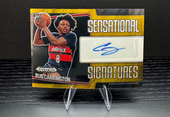 2024-25 Panini Prizm Black Bub Carrington Sensational Signatures /10
