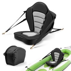 Uimoso Universal Padded Kayak Seat Cushion with Backrest, 2.6″ Thickness