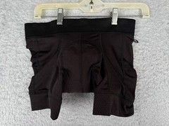 Shredly Shorts Cycling Womens 0 Black Liner Polyester Spandex Blend US Made