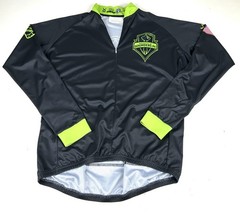 Vomax Seattle Sounders Cycling Racing Jersey Adult XL 1/2 Zip Polyester New