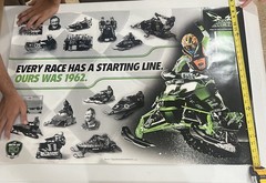 1962-2012 ARCTIC CAT Snowmobile Poster Sleds NNO