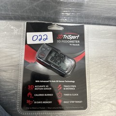 3D Trisport walking 3D Pedometer -By Realalt – W/ Clip & Lanyard 30 Days Memory