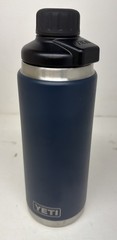 YETI 18 oz Navy Stainless Steel Bottle Dishwasher Safe Screw Cap