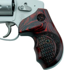 Altamont – S&W J Round Revolver Grips – Bateleur – Real Wood Gun Grips fit Smith