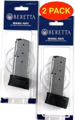 Beretta APX Carry 8rd 9mm Stainless Magazine *2 PACK*- JMAPXCARRY8