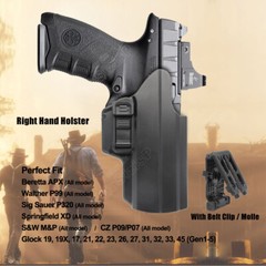 IPSC Holster For Tisas Zigana PX-9 P320 X-VTAC BRG9 Elite XD Compact APX MP9 P10