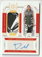 «Dirty» Dominik Mysterio 2024 Panini National Treasures Patch Auto Gold /10