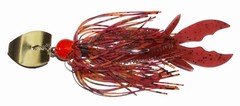 «NEW» D & J Lures Custom Made 3/8oz Bladed Klackin’ Jig with Trailer(Firecraw)