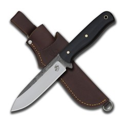 Camping & Bushcraft Knife | SS 440C | 59 Hardness | Razor Sharp |Micarta Handle