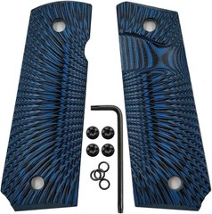 Cool Hand 1911 Slim G10 Grips, Screws Included, Full Size (Government/Commander)