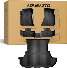 Floor Mats & Cargo Liner Fit for 2015-2023 Dodge Challenger RWD – Custom Fit TPE