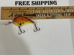 Vintage Tennessee SIDEKICK Flat Sided Crankbait- HAND MADE FISHING LURE TACKLE