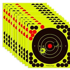 60-120x 8×8″ Shooting Targets Splatter Gun Rifle Reactive Practice Paper Target