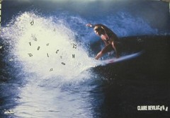VOLCOM surf 2006 CLAIRE BEVILACQUA Promotional Poster Flawless New Old Stock