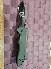 Kershaw Emerson USCCA PROMO CQC-5K Folder 3.0 Pocket Knife Green 6074OLBLK