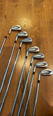 Mizuno JPX 923 Hot Metal Pro 7pc Iron Set LH Steel Shaft Regular Flex