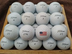 40 Titleist Pro V1 Mint & Near Mint Used Golf Balls 5A / 4A