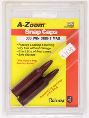 A-Zoom 300 WIN SHORT MAG Snap Caps Precision Metal #12296 2 Per Package Pachmayr