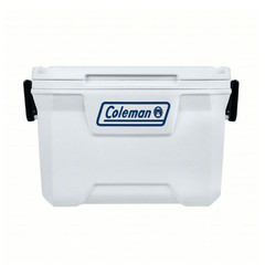 New Coleman 52 Qt Marine Chest Cooler White 80 Can 3-Day Ice Retention USA Made