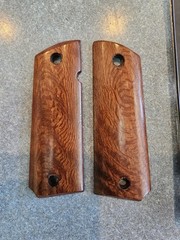 Hogue 1911 Full Size Government Exotic Hardwood Grip Panels Smooth – 45311