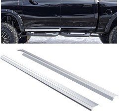 Rocker Panel Compatible with 2009-2018 Dodge Ram 1500 2500 3500 Alloy Steel